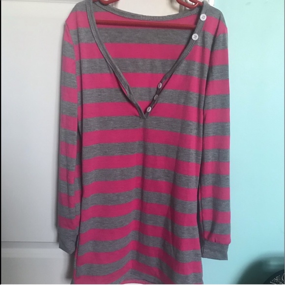 Pink long sleeve shirt - Picture 2 of 2